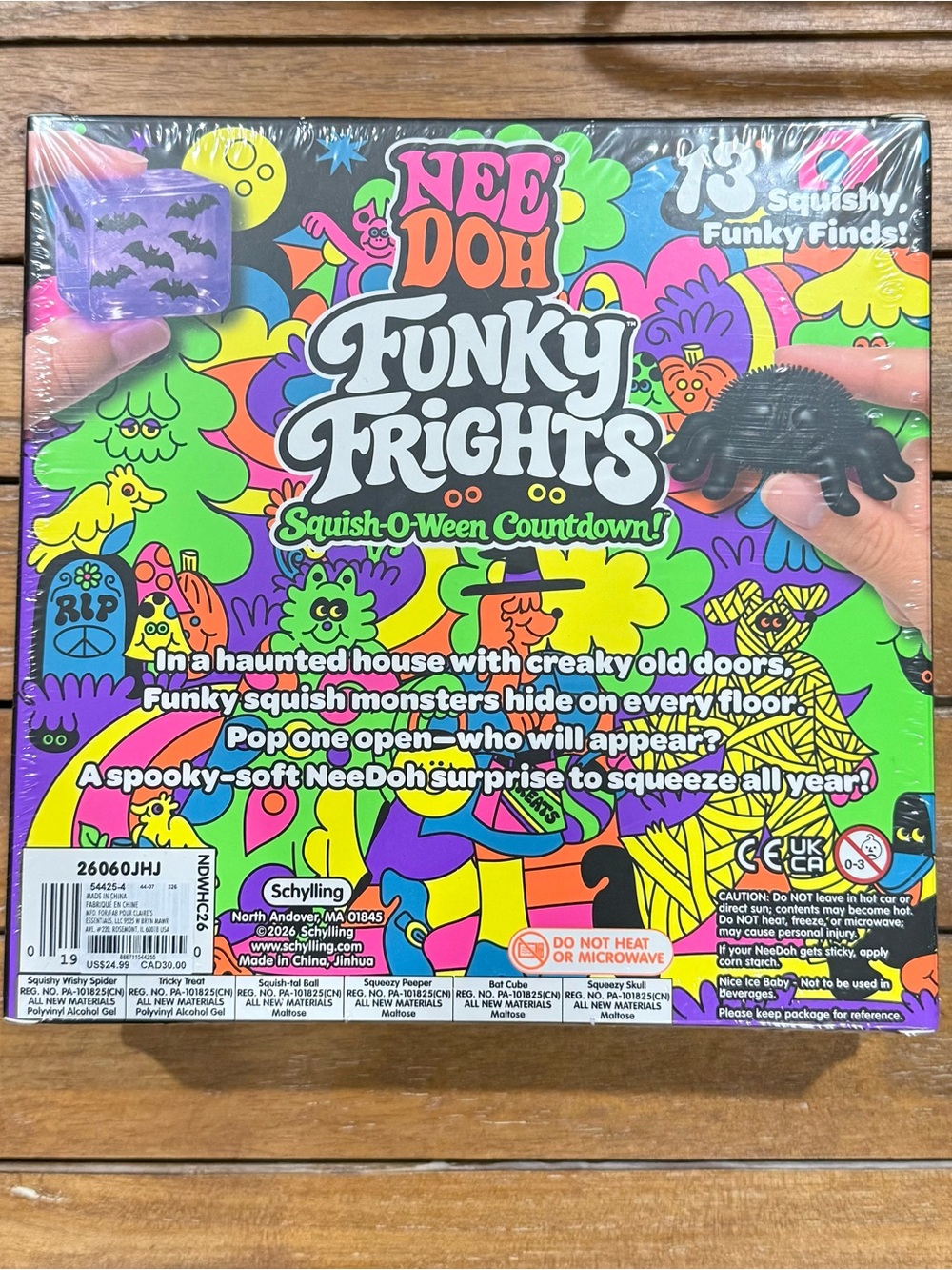 NeeDoh Funky Frights Squish-O-Ween Countdown - Kids Toy - Picture 3 of 3